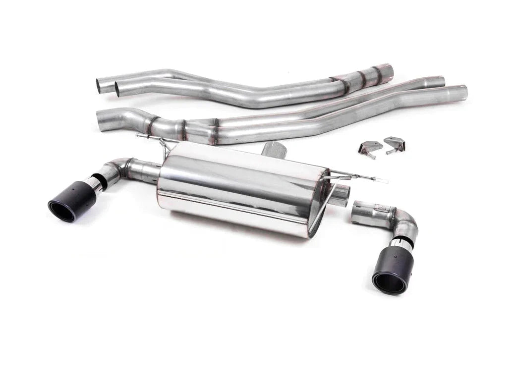Milltek Sport Cat-Back Exhaust for BMW 1 Series M140i (B58) F20/F21 | 3.0-inch Stainless Steel | GT90 Tips | Resonated or Non-Resonated | Valved Options