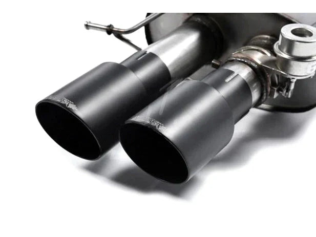 Milltek Sport Cat-Back Exhaust for BMW M5 F10 Saloon/Sedan (2011-2016) 4.4 V8 Twin-Turbo - Valve-Controlled/Valvetronic OEM Flap Control, X-Pipe 3in (76mm) T304 Stainless - Quad 90mm GT90 Tips - Performance Sports Exhaust Upgrade UK