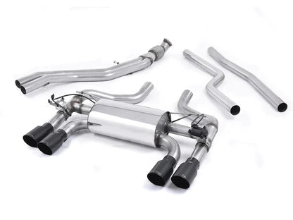 Milltek Sport Performance Cat-Back Exhaust for BMW M2 F87 (2016+) - Hollowtek Twin Valved, Quad GT-90 Tips - SSXBM1033/SSXBM1034/SSXBM1035/SSXBM1036