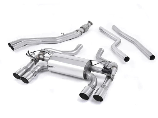 Milltek Sport Performance Cat-Back Exhaust for BMW M2 F87 (2016+) - Hollowtek Twin Valved, Quad GT-90 Tips - SSXBM1033/SSXBM1034/SSXBM1035/SSXBM1036