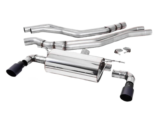 Milltek Sport Rear Silencer Back Box (Axle-Back) Exhaust for BMW M135i (F20/F21) N55 2012+ | Stainless Steel GT90 Tips | EC Approved | UK Made