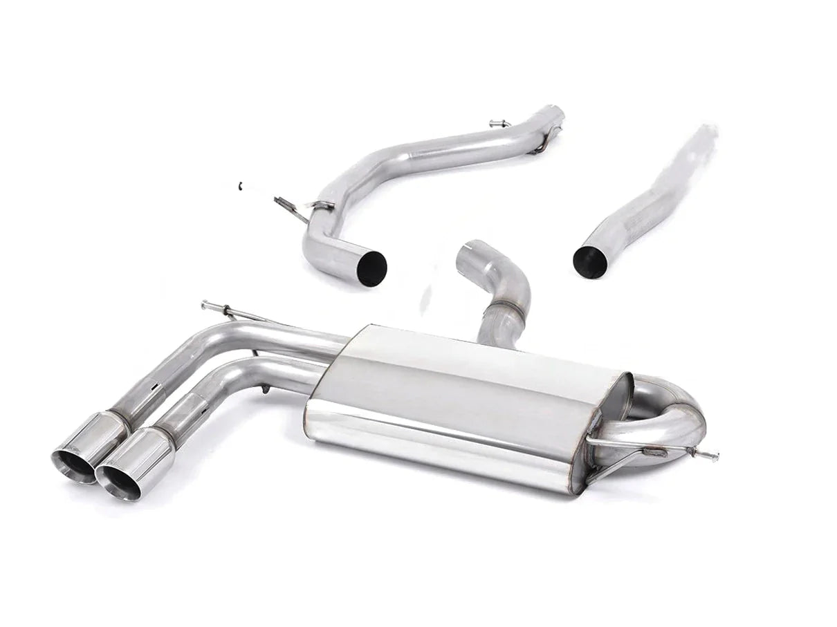 Milltek Sport Cat-Back/Rear Silencer Backbox Exhaust for VW Golf Mk6 GT 1.4 TSI 160 (2009-2013) - Stainless 70mm (2.75") - Resonated or Non-Resonated - Twin Tailpipes - Cerakote Black, Polished or Titanium Tips - Performance Upgrade - UK-Made - SSXVW330