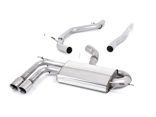 Milltek Sport Cat-Back/Rear Silencer Backbox Exhaust for VW Golf Mk6 GT 1.4 TSI 160 (2009-2013) - Stainless 70mm (2.75") - Resonated or Non-Resonated - Twin Tailpipes - Cerakote Black, Polished or Titanium Tips - Performance Upgrade - UK-Made - SSXVW330