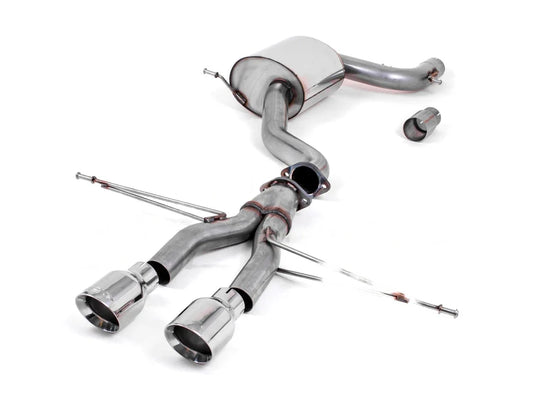 Milltek Sport Valved 3" Cat-Back Exhaust for Volkswagen Golf GTI MK6 2.0 TSI 210PS (20092014)  R-Style Rear Conversion Race System, Twin Tips  UK Made