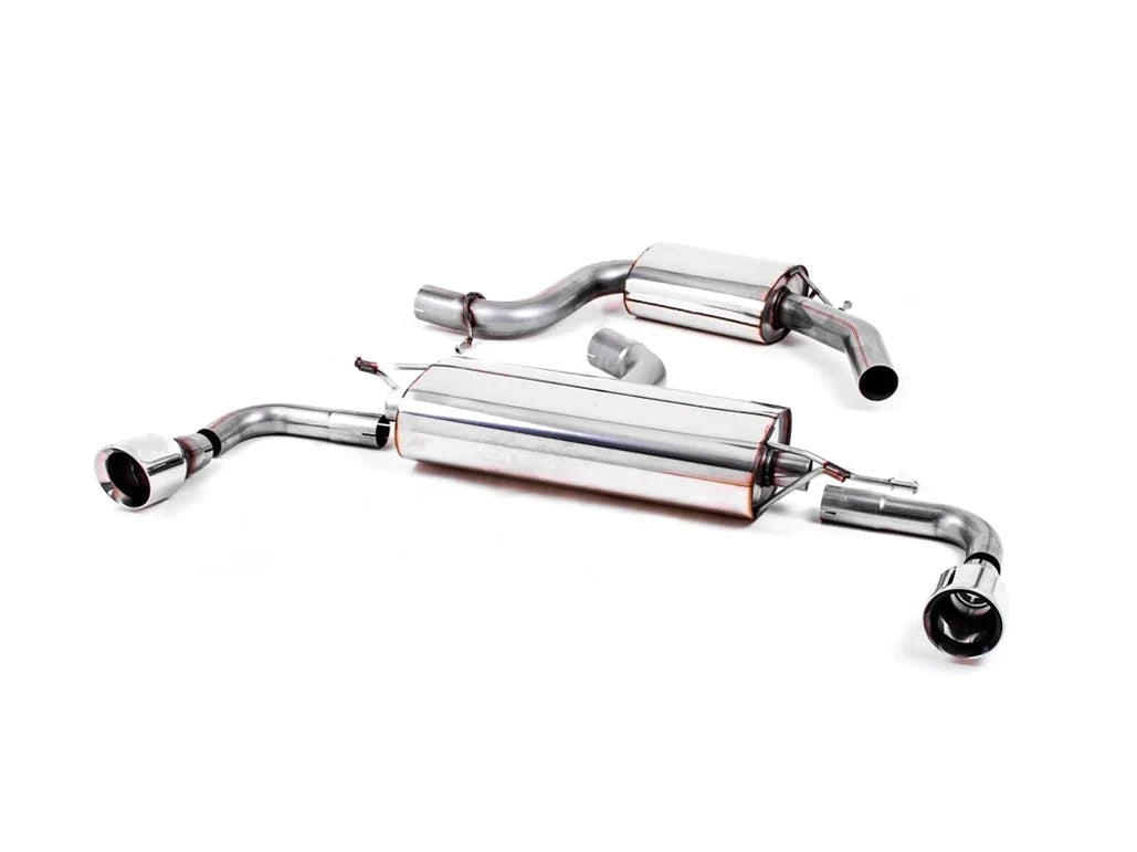 Milltek EC Approved Resonated Valved Cat-Back Exhaust for VW Golf GTI Mk6 2.0 TSI (2009-2014) - SSXVW115 - Dual 90/100mm Tips