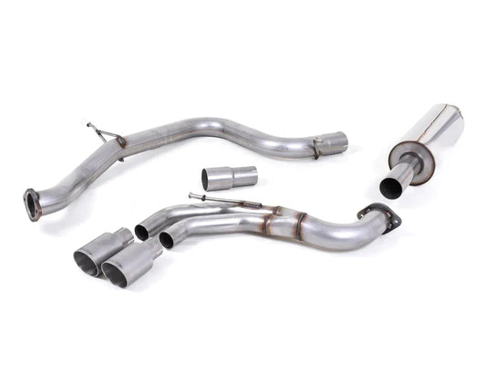 Milltek Non-Resonated Performance Cat-Back Exhaust System  Volkswagen Golf Mk6 GT 2.0 TDI 140PS 2009-2013 & Seat Leon 2.0 TDI 140PS 2004-2012  2.75in/69.85mm  SSXVW294