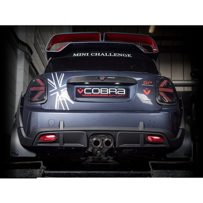 MINI Cooper JCW GP3 Mk3 F56 3" Downpipe - Cobra Sport UK Made 200 Cell Sports Cat or Decat (De-Cat) Turbo Front Pipe | High Flow Stainless TIG Welded Performance Exhaust | Stage 2 Turbo-Back Upgrade