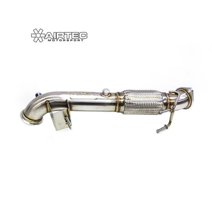AIRTEC Motorsport De-Cat/Decat Downpipe for Ford Focus MK3 ST250 2.0 EcoBoost (2012-2018) Catless Turbo Downpipe | Track Use Only