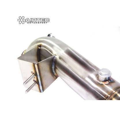 AIRTEC Motorsport De-Cat/Decat Downpipe for Ford Focus MK3 ST250 2.0 EcoBoost (2012-2018) Catless Turbo Downpipe | Track Use Only