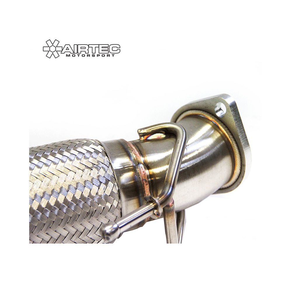 AIRTEC Motorsport De-Cat/Decat Downpipe for Ford Focus MK3 ST250 2.0 EcoBoost (2012-2018) Catless Turbo Downpipe | Track Use Only