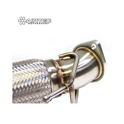 AIRTEC Motorsport De-Cat/Decat Downpipe for Ford Focus MK3 ST250 2.0 EcoBoost (2012-2018) Catless Turbo Downpipe | Track Use Only