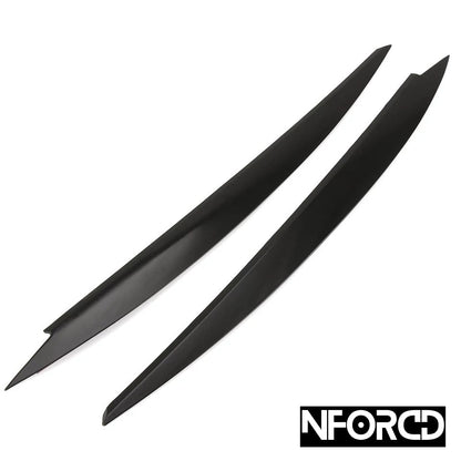 VW Golf Mk7/Mk7.5 (Golf 7/7.5 facelift) Headlight Eyelids Eyebrows - Fits GTI R GTD - Lamp Brows, Headlamp Trims, Front Light Covers - Adhesive Stick-On Pair - Exterior Styling Upgrade