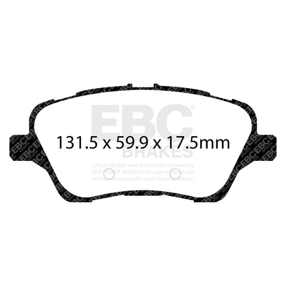 Greenstuff Brake Pad 2000 Series Sport Set - MK7 ST Front