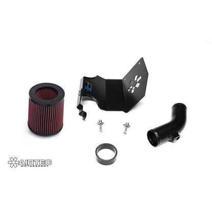 AIRTEC Motorsport Cold Air Intake / Induction Kit for Ford Fiesta MK8 1.0 EcoBoost (1.0T) & ST-Line - High-Flow Open Cone Filter, Heat-Shielded Airbox Delete, 80mm Cold Feed - Performance CAI Intake System Direct Fit Upgrade