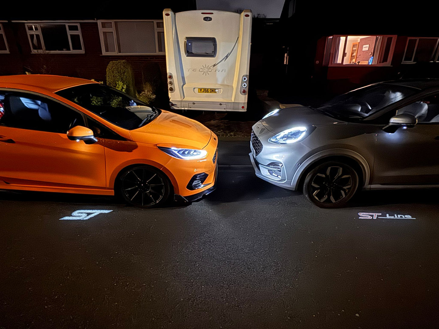 Ford Puma MK2 / MK2.5 - ST Logo Projector Puddle Light Replacement Units (Multiple Colours) 2020-Present