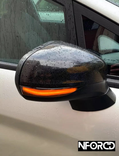 Ford Fiesta MK8 Smoked LED Side Indicators / Side Repeaters (2017-2023) | Tinted Dark Lens Wing/Fender Side Marker Turn Signal Blinker Lights | Plug & Play Direct Replacement Upgrade | Pair
