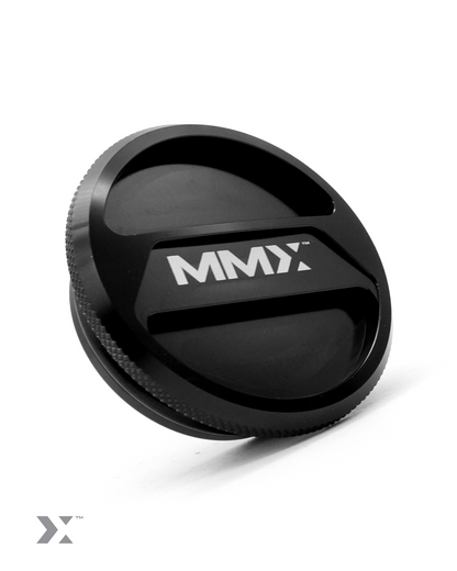MMX Billet Aluminium Screenwash Reservoir Cap / Washer Bottle Lid for BMW G Series, Black Anodised