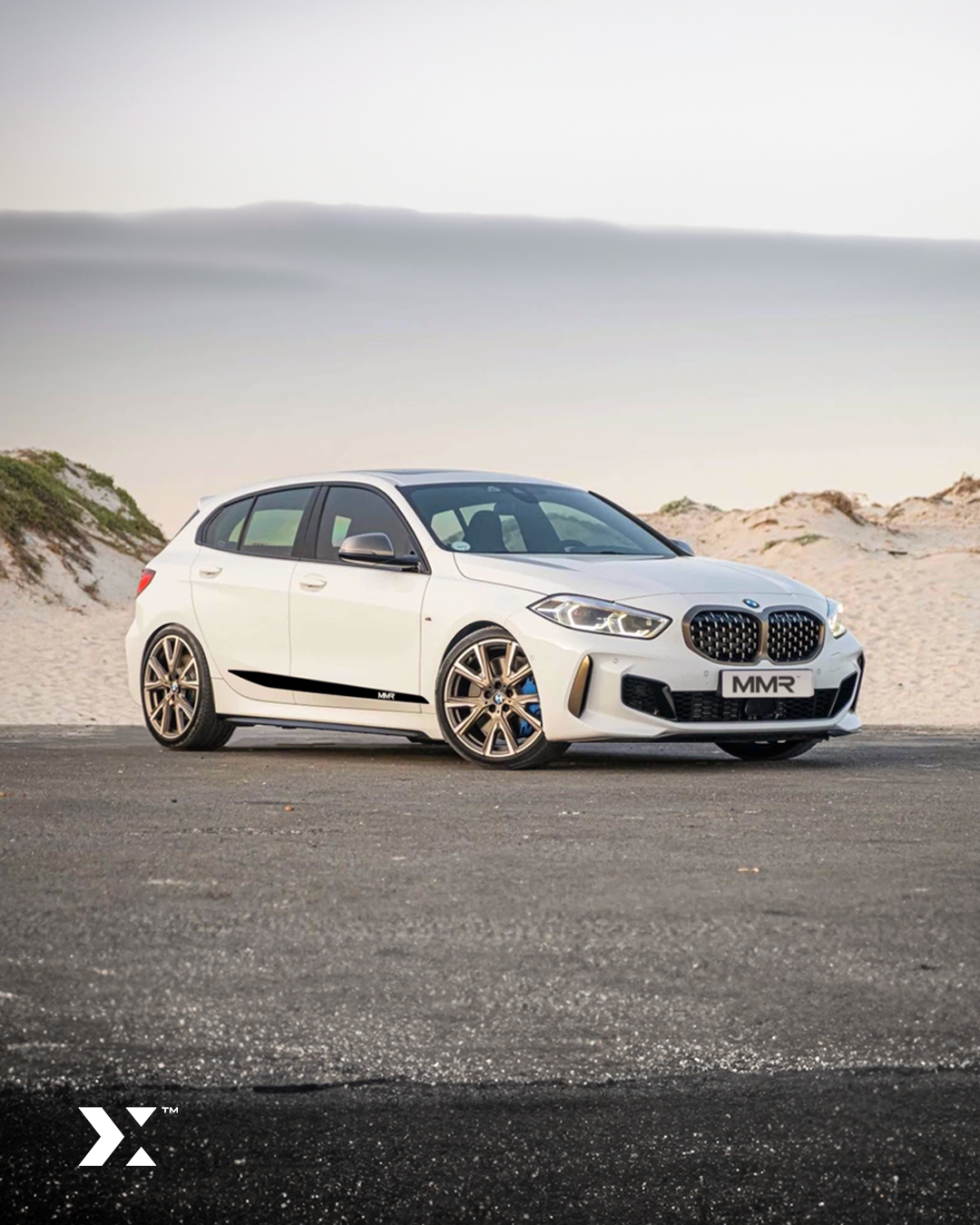 MMX Lowering Springs Kit | Sport Suspension Coil Spring Set for BMW 1 Series F40 M135i xDrive (AWD) | Approx