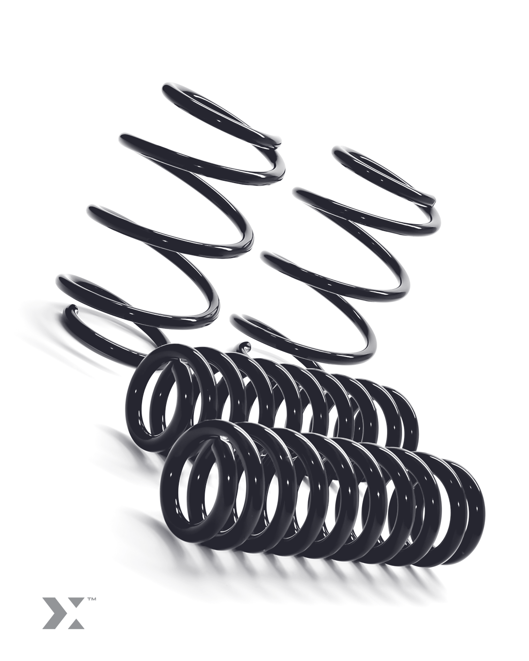 MMX Lowering Springs Kit, Sport Drop Coil Spring Set for BMW M3 F80 Saloon including Competition, EDC Adaptive Damper Compatible Front & Rear