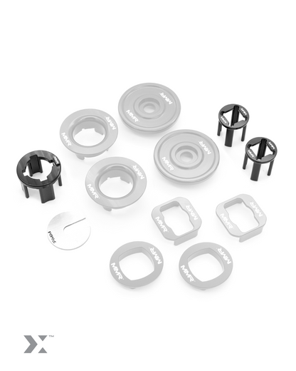 MMX Billet Rear Diff Mount Insert Kit, Final Drive Bush Inserts for BMW F2x F3x 1 2 3 4 Series (F20 F21 F22 F23 F30 F31 F32 F33 F36)