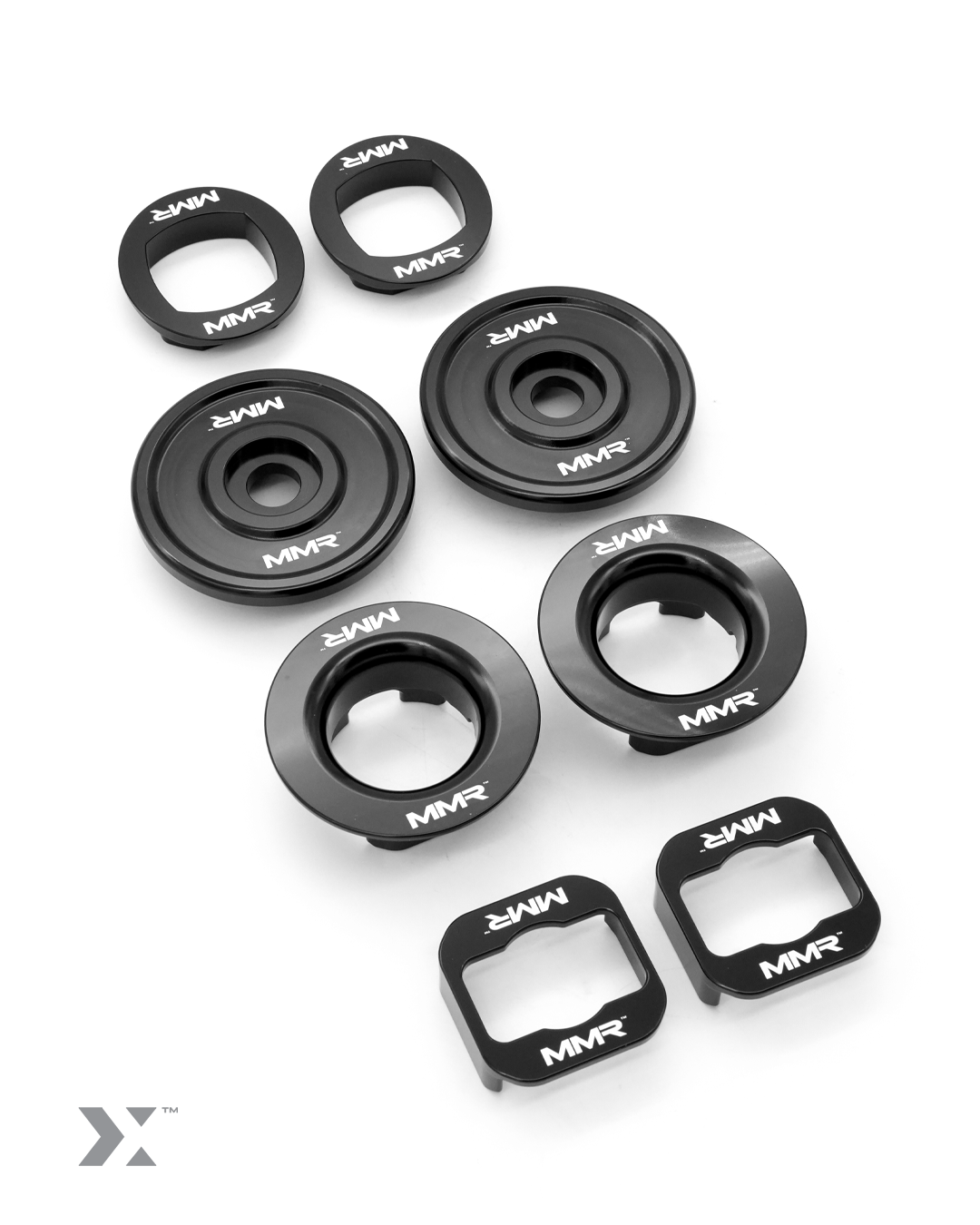 MMX Billet Rear Subframe Bush Insert Kit, Cradle Inserts for BMW F2x F3x 1 2 3 4 Series (F20 F21 F22 F23 F30 F31 F32 F33 F34 F36)