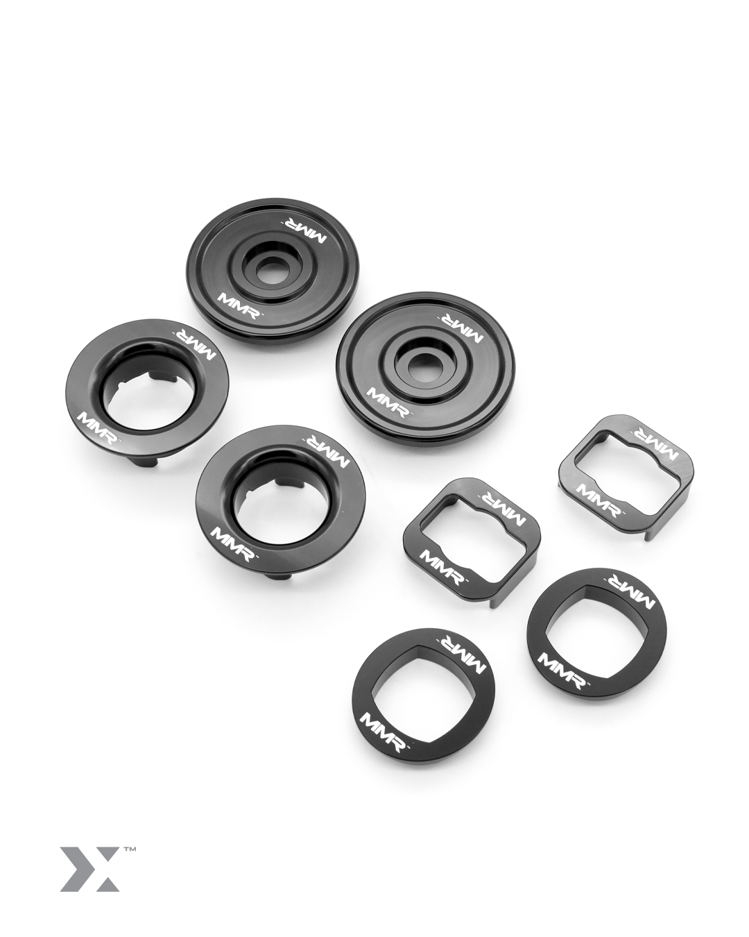 MMX Billet Rear Subframe Bush Insert Kit, Cradle Inserts for BMW F2x F3x 1 2 3 4 Series (F20 F21 F22 F23 F30 F31 F32 F33 F34 F36)