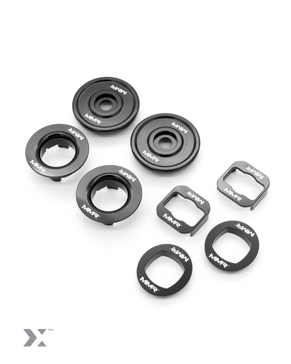 MMX Billet Rear Subframe Bush Insert Kit, Cradle Inserts for BMW F2x F3x 1 2 3 4 Series (F20 F21 F22 F23 F30 F31 F32 F33 F34 F36)