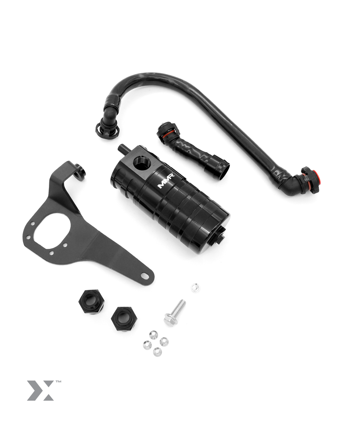 MMX Performance N55 PCV Crankcase Catch Can & Oil Separator Kit for BMW F20 F21 M135i, F22 F23 M235i, F87 M2