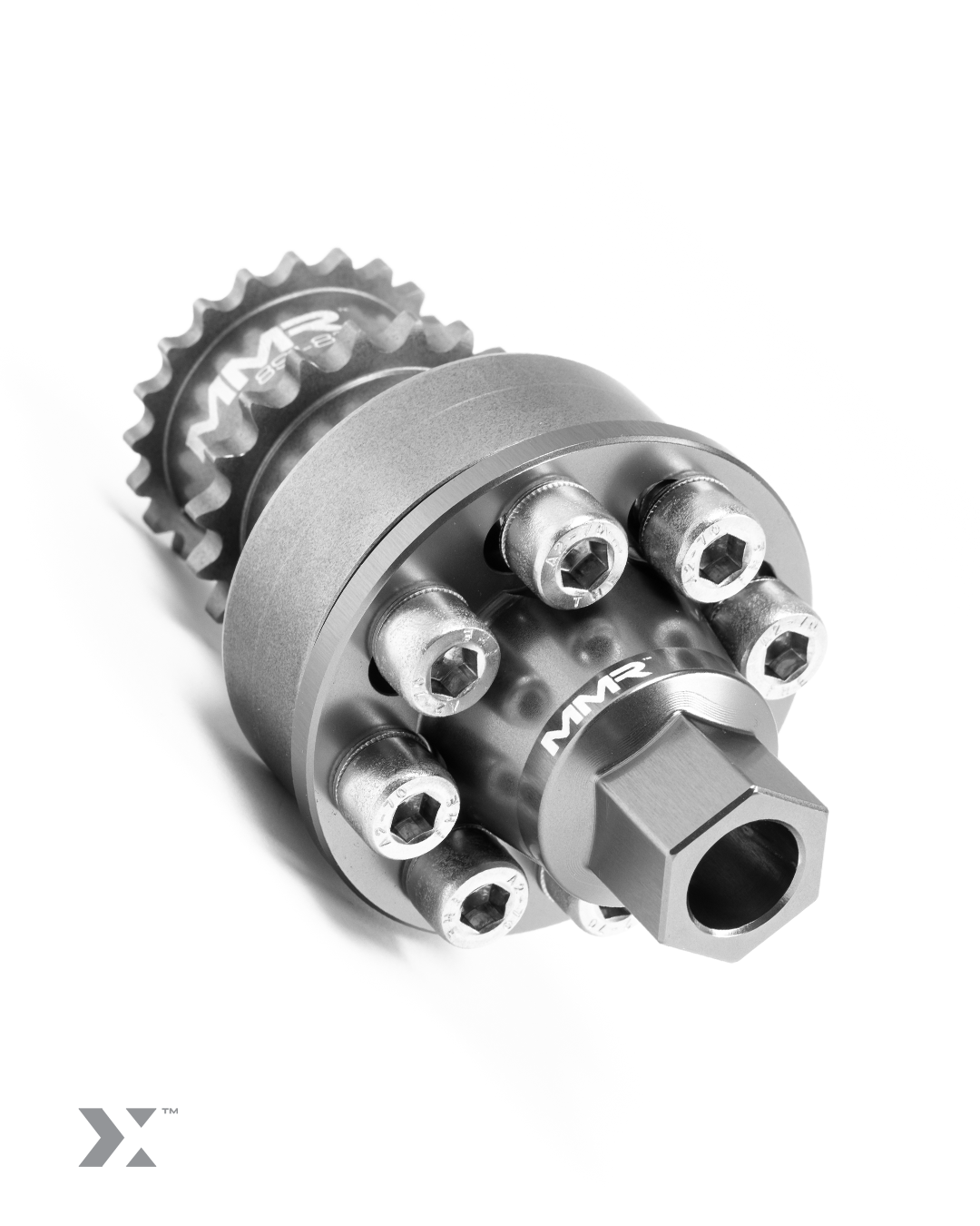 MMX 4-Pin One-Piece Crank Hub Upgrade, Keyed Pinned Hub Conversion for BMW S55 & N55 Engines (M2 Competition, M3, M4; selected 35i)