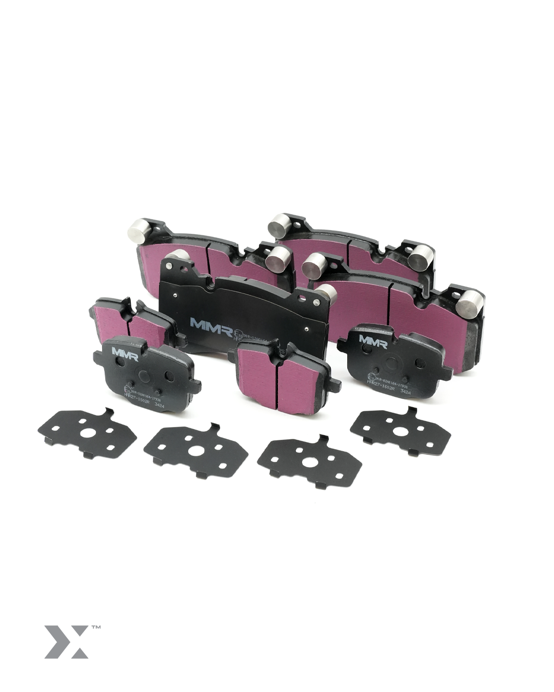 MMX RP650 Front Axle Brake Pad Set - Direct-Fit OE Replacement Fast Road for BMW M3/M4 G8X and M2 G87 (G80 G81 G82 G83 G87)
