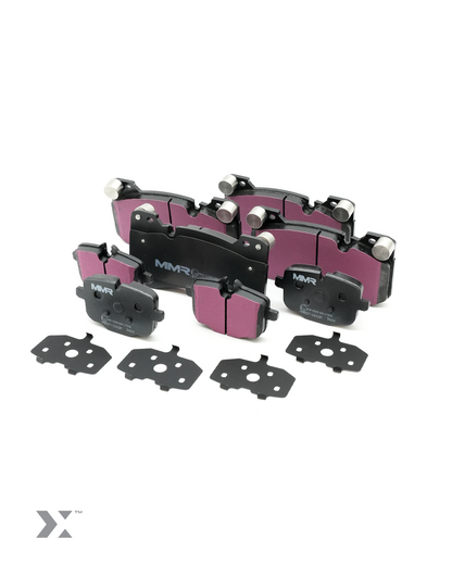 MMX RP650 Front Axle Brake Pad Set - Direct-Fit OE Replacement Fast Road for BMW M3/M4 G8X and M2 G87 (G80 G81 G82 G83 G87)