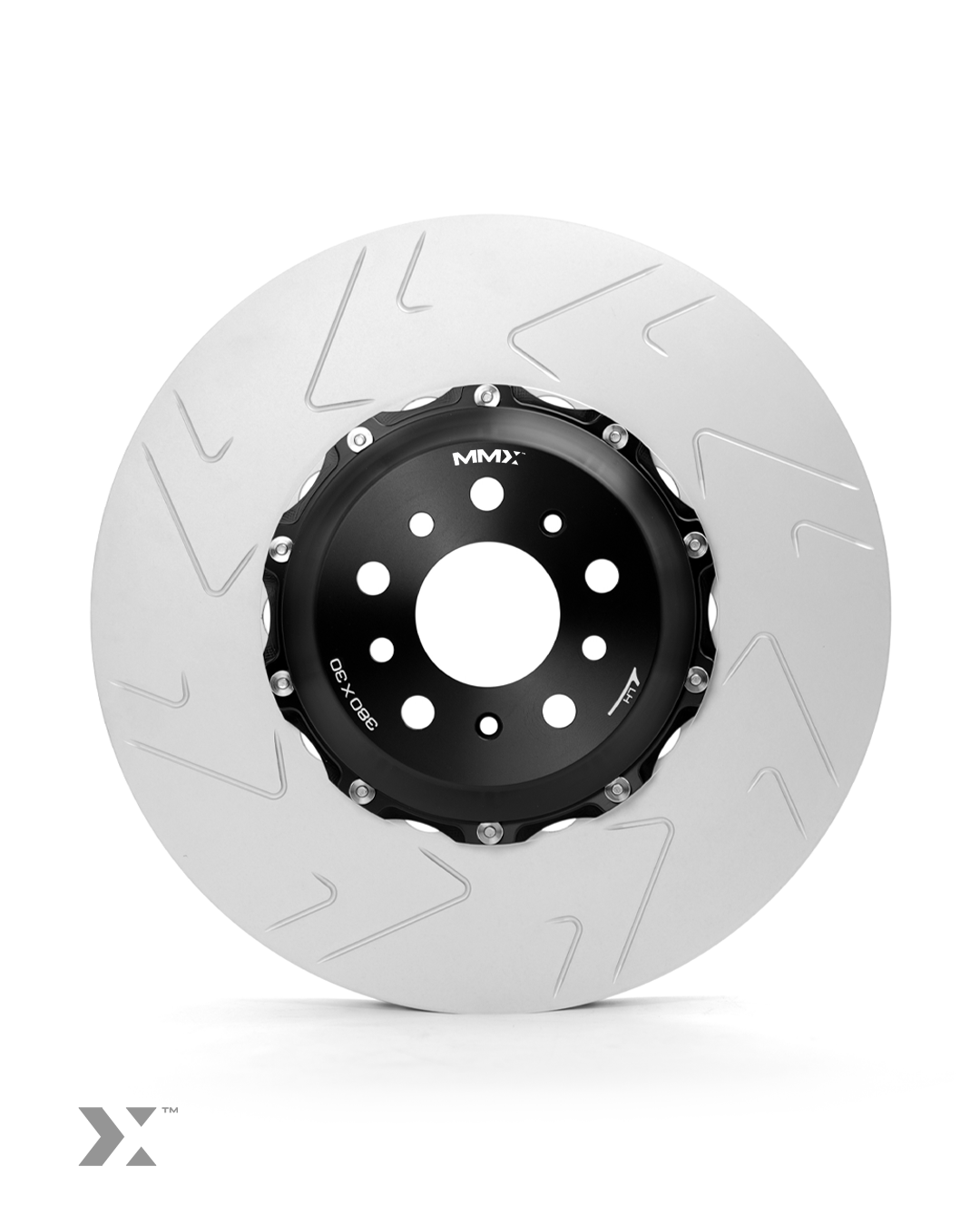 MMX Performance Front Two-Piece Floating Brake Discs / Rotors 380x30mm Pair for BMW M3 M4 F80 F82 F83 F8X