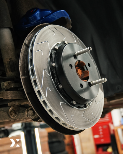 MMX 2-Piece Floating Rear Brake Discs (Rotors) Pair 370x24mm for BMW M3/M4 F80 F82 F83 (F8X)
