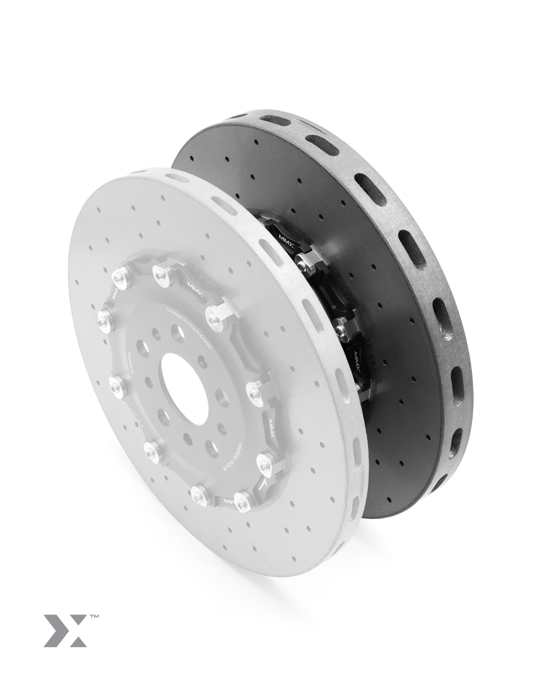 MMX Carbon Ceramic 2-Piece Front Brake Discs (Rotors) 380mm x 36mm for BMW G80 M3, G82/G83 M4 G8x CCB Upgrade Direct Fit