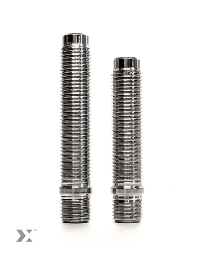 MMX Wheel Bolt-to-Stud Conversion Kit, 70mm Extended Studs with Ball-Seat Wheel Nuts, BMW & MINI M14x1.25