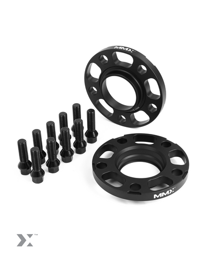 MMX Hubcentric Alloy Wheel Spacer Kit for BMW F Series & G Series 5x120 72.6 / 5x112 66.6 - 12mm 15mm 18mm - Extended Bol