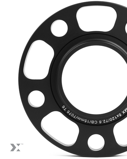 MMX Hubcentric Alloy Wheel Spacer Kit for BMW F Series & G Series 5x120 72.6 / 5x112 66.6 - 12mm 15mm 18mm - Extended Bol