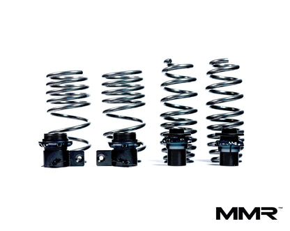 MMR Performance Height Adjustable Lowering Springs (HAS) Kit for BMW G8x  G80 M3, G82 M4, G87 M2  Adaptive M Compatible Progressive Springs  Front 2045mm, Rear 1035mm  Coilover Alternative