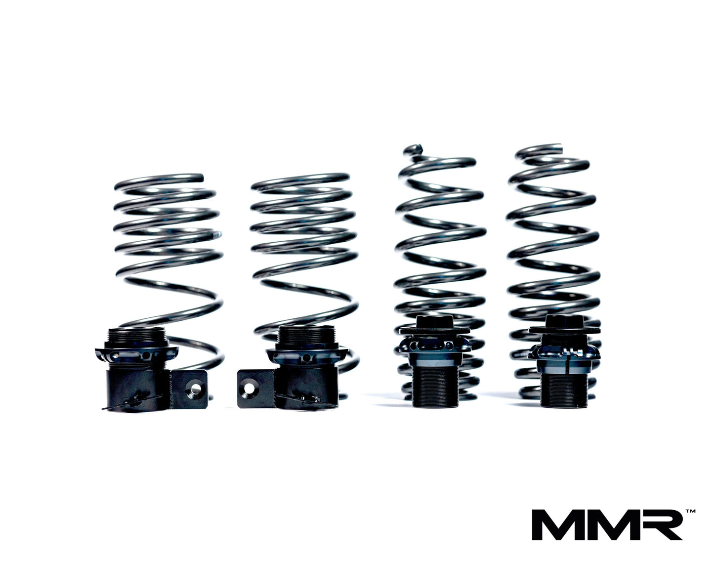 MMR HAS Height Adjustable Lowering Springs for BMW F8x M2/M2 Competition, M3, M4 (F87 F80 F82 F83) – Progressive-Rate Sport Spring Kit, Coilover Alternative – Adaptive M/EDC & OE Damper Compatible Suspension/Stance Upgrade – Front & Rear