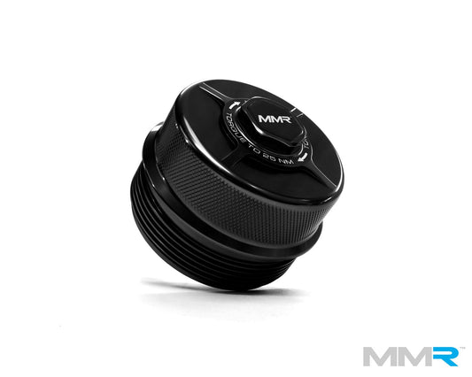 MMR Performance Gloss Black Billet Aluminium Oil Filter Housing/Cap for BMW N20 N52 N54 N55 S55 (Fits 1M, 335i, 435i, M2, M4) - Direct Replacement Upgrade - MMR03-0101-BL