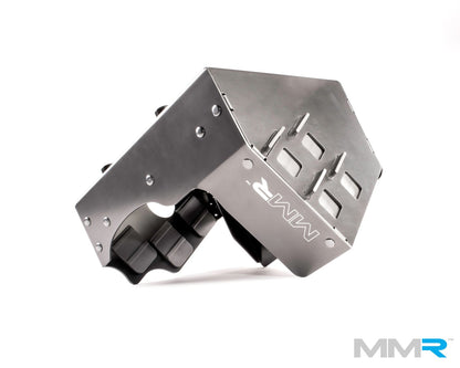 MMR Performance BMW N55 Oil Pan/Sump Baffle Plate - Anti-Surge Oil Control, 7 Trap Doors - Bolt-In T6061 - Fits F20 F21 F22 F23 F30 F31 F32 F33 F34 F36 M135i M235i 335i 435i - Wet Sump Baffle Kit, Oil Starvation/Pickup Uncovering Fix