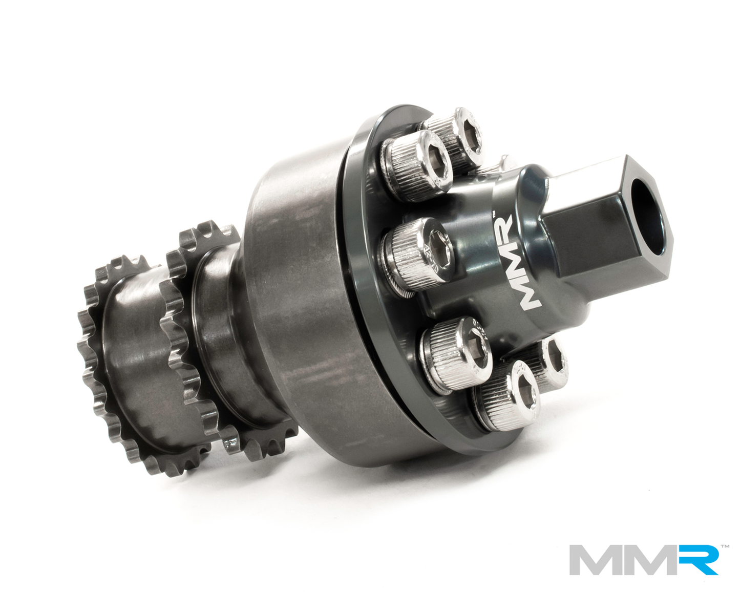 MMR S55 One-Piece Crankshaft Hub Kit for BMW F80 M3, F82/F83 M4 & F87 M2 Competition - Crankshaft/Timing Hub Upgrade & Slip Fix - EN36 Billet Steel - Optional Crank Bolt Capture Plate - No-Drill Installation