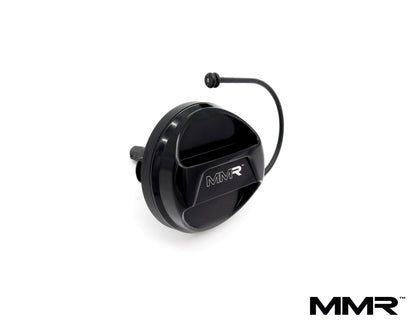 MMR Performance BMW Billet Aluminium Fuel Filler Cap (1997+)  Anodised Black CNC-Machined Petrol/Gas Cap, Direct Replacement for All BMW E, F & G Series