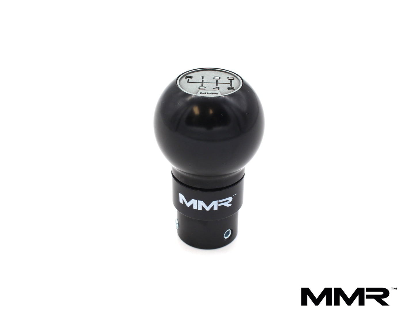 MMR Performance Weighted Billet Gear Shift Knob for BMW 6-Speed Manual - 300g CNC Machined Aluminium, Black Anodised, Includes 6-Speed/Logo Top - Fits All BMW 6MT Models