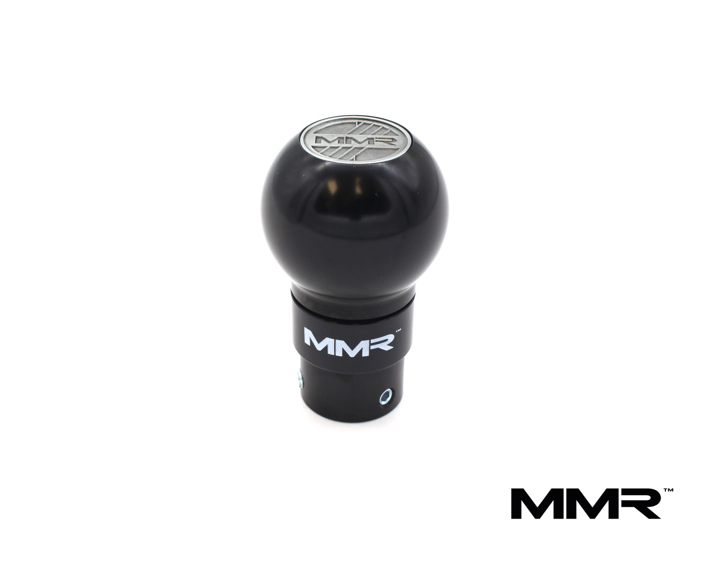 MMR Performance Weighted Billet Gear Shift Knob for BMW 6-Speed Manual - 300g CNC Machined Aluminium, Black Anodised, Includes 6-Speed/Logo Top - Fits All BMW 6MT Models