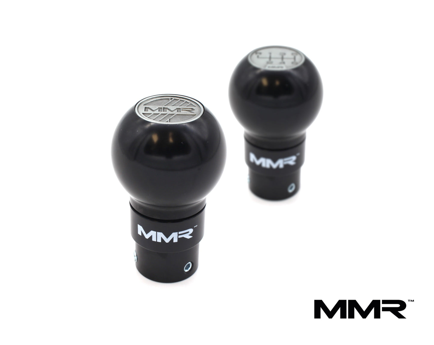 MMR Performance Weighted Billet Gear Shift Knob for BMW 6-Speed Manual - 300g CNC Machined Aluminium, Black Anodised, Includes 6-Speed/Logo Top - Fits All BMW 6MT Models