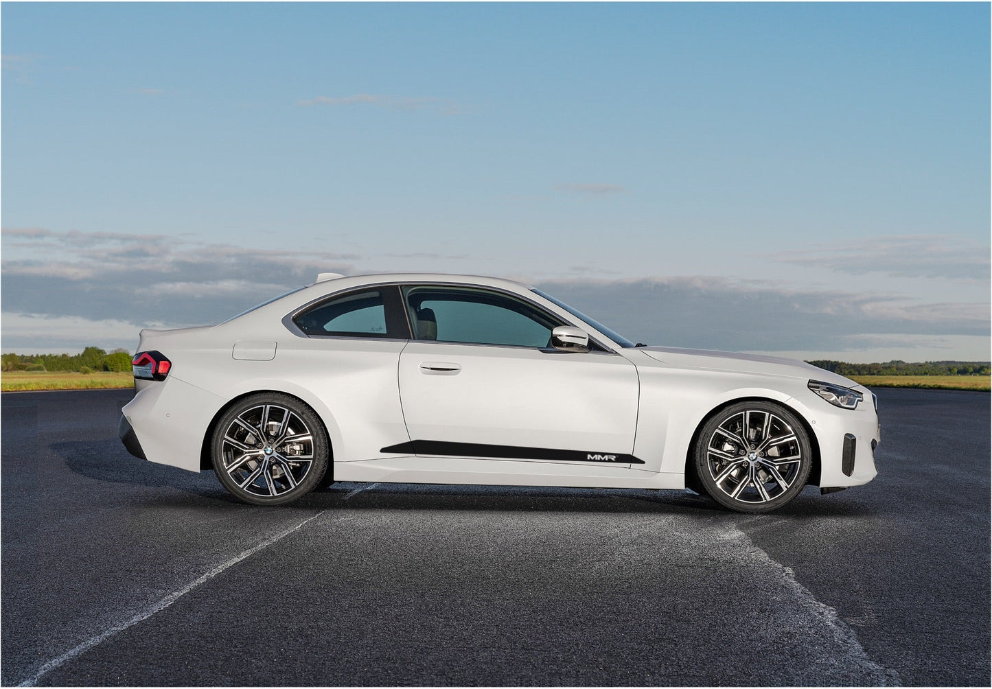 MMR Performance Lowering Springs / Coil Spring Set for BMW 2 Series G42 Coupe RWD (218i 220i 230i) 2021+ | 30mm Front / 20mm Rear Drop | Adaptive M/EDC Compatible | Fits OEM Shocks | Suspension Lowering Kit, Drop Springs Stance Upgrade