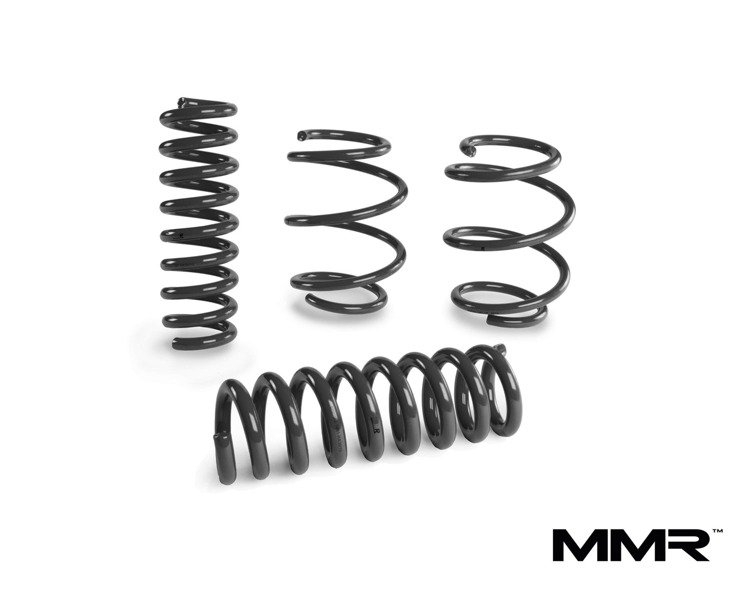 MMR Performance Lowering Springs for BMW M3 F80 2014-2019 - Drop Springs Suspension/Lowering Kit, Sport Coil Spring Set, 25mm Front 10mm Rear, EDC Adaptive M Compatible, S55 Saloon Sedan Stance Upgrade
