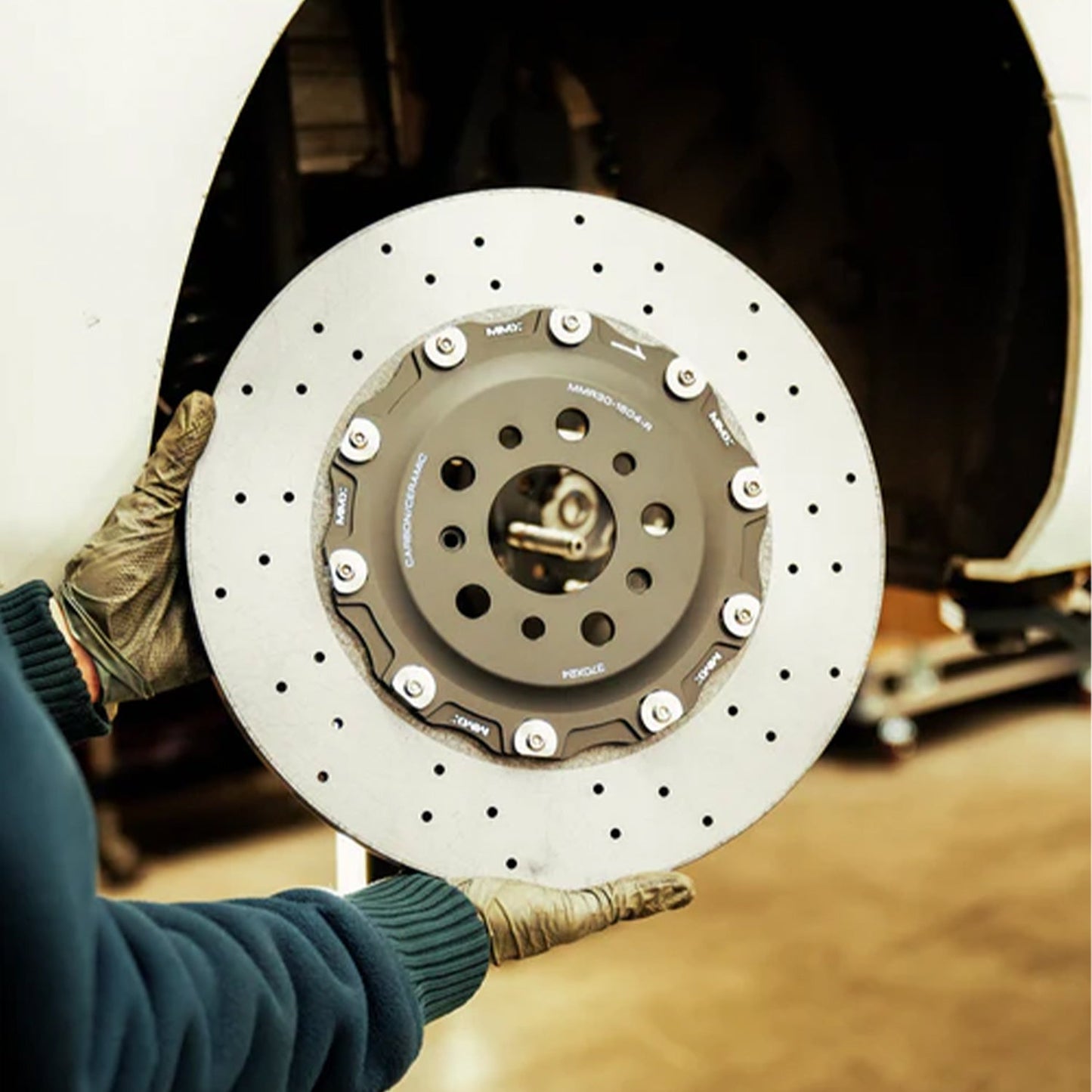 MMX BMW G8X 2-Piece 370mm x 24mm Carbon Ceramic Rear Brake Discs/Rotors (G80/G81 M3, G82/G83 M4 & G87 M2)
