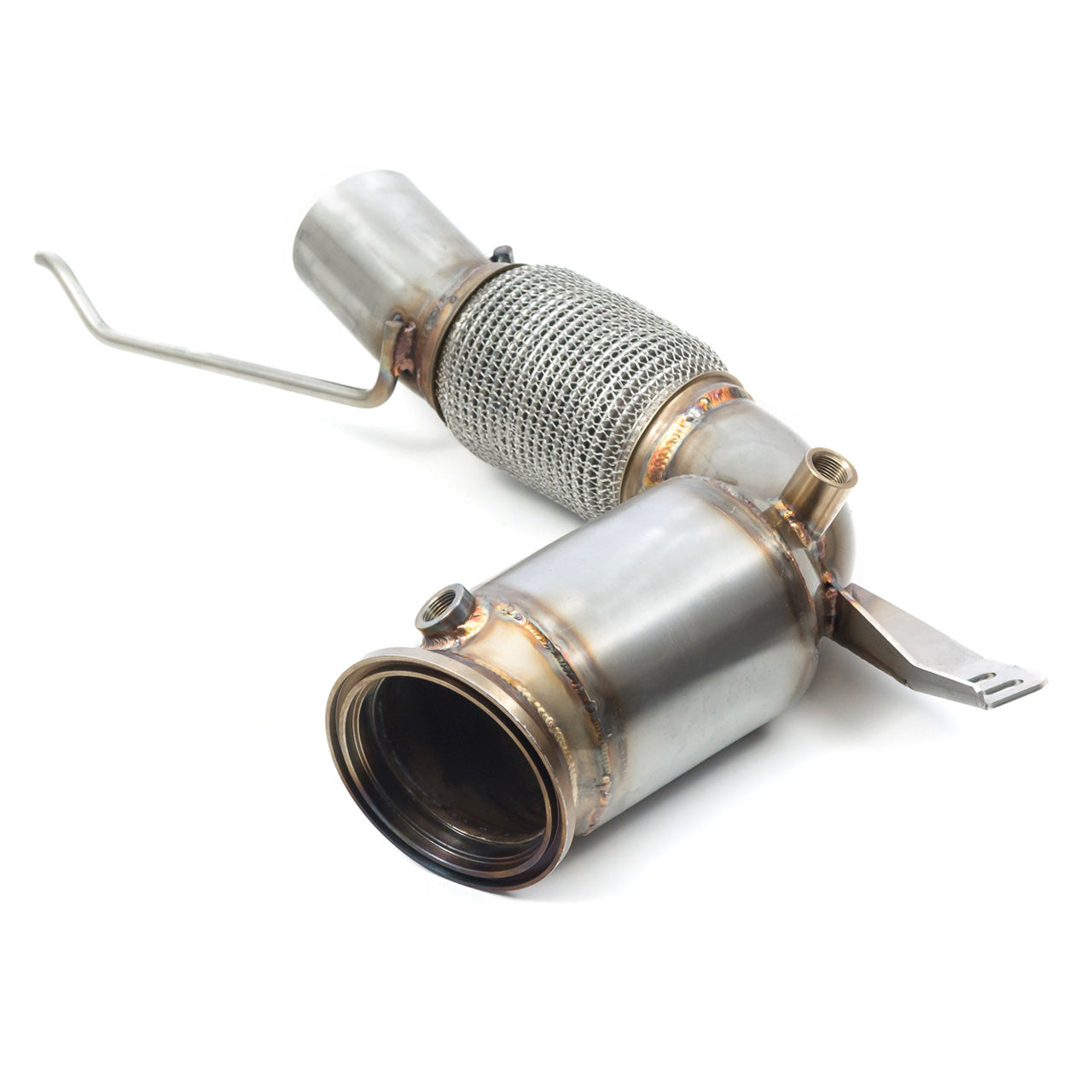 Cobra Sport MINI F56 JCW (Mk3) LCI Facelift Downpipe – 3in 76.2mm Turbo Outlet/Front Pipe | 200 Cell High-Flow Sports Cat or Catless Decat | PPF/GPF Compatible | UK-Made Exhaust Upgrade for John Cooper Works Stage 2